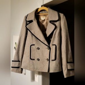 Club Monaco Grey Peacoat for Woman Size Small